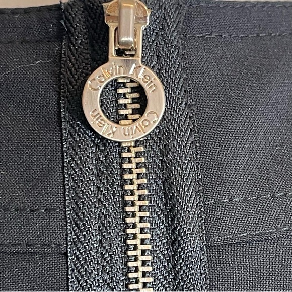 Calvin Klein Black Sleeveless Dress with Gold Chain Accent - Picture 8 of 11